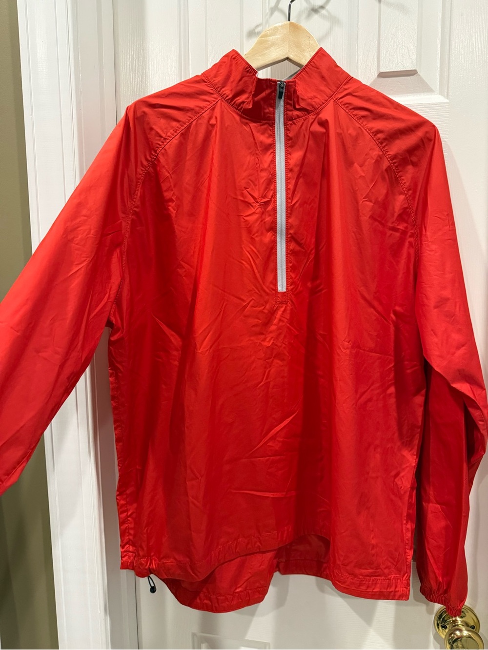 Peter Millar Red Half-Zip Windbreaker